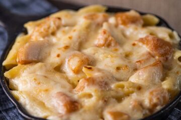 smoked scallop macaroni and cheese