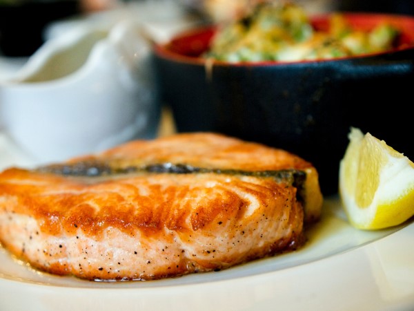 grilled salmon