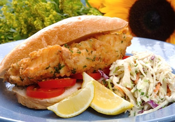 bahamian grouper sandwich