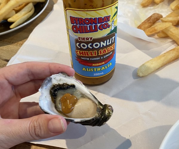 oysters byron bay hot sauce