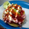 street food squid tostadas