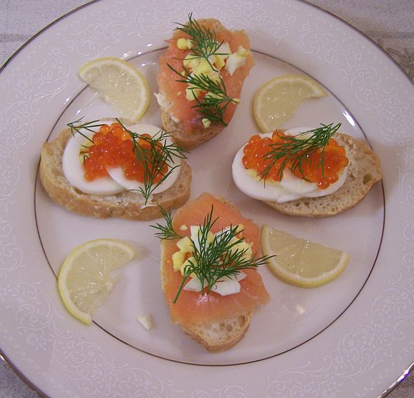 salmon caviar