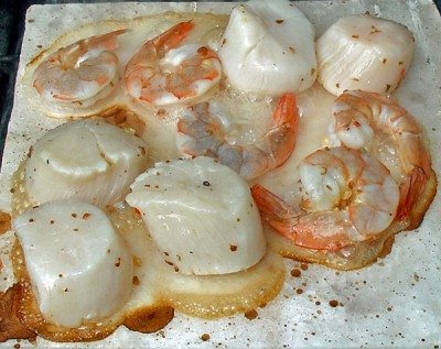 sichuan shrimp and scallops
