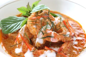 thai red curry paste with shrimp