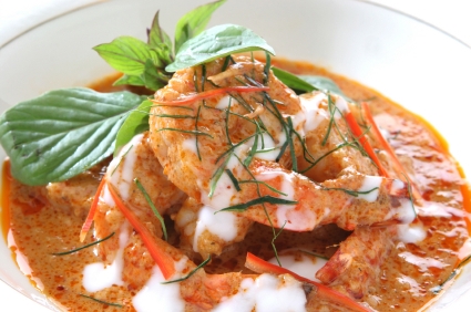 thai red curry paste with shrimp