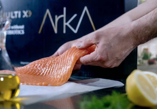 arka salmon on table