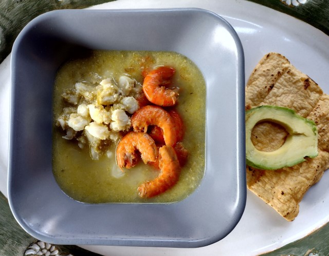 Pozole Verde de Camarón