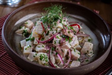 peruvian mixed seafood ceviche